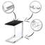 Lamanna Glass Top Frame End Table-1045435881-1045435882