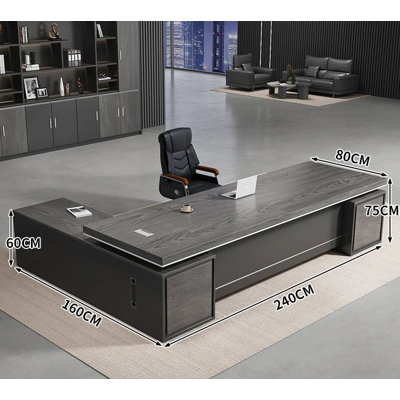 Mylisha L-Shaped Executive Desk