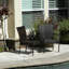 Chaise empilable en osier PE LITTLETON, 2 pièces-41942565-41942566