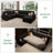 Epping Chasidi U-Shaped Sleeper Sectional Tufted Sofa Bed with Storage Chaise-98704081