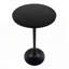 Table Mid-Century moderne réglable à 3 hauteurs - métal noir et bois noir-956057155-956057158