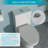 Ceramic One Piece Toilet,Dual Flush With Soft Clsoing Seat