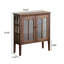Buffet rétro en noyer noir 33,07 po