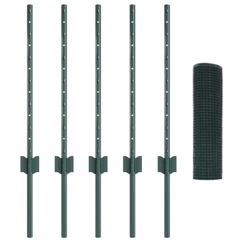 50cm H x 1000cm W Metal Border Fencing