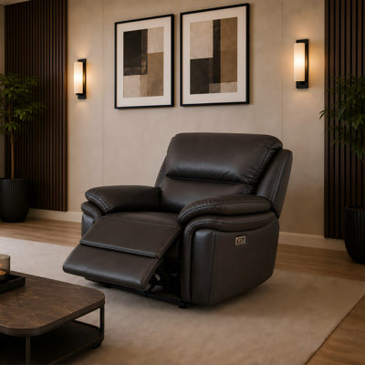 Fauteuil inclinable en similicuir Melt