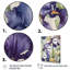 Impression mauve et verte de l'iris II sur toile-1815283562-1815283561