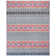 Felty Geometric Navy/Ivory Area Rug