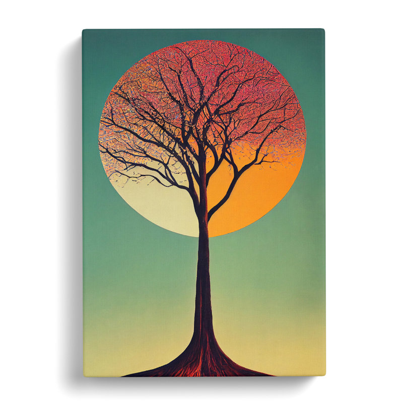 Contemporary Tree Vol.1 - Wrapped Canvas Print, 50cm H x 35cm W x 3cm D