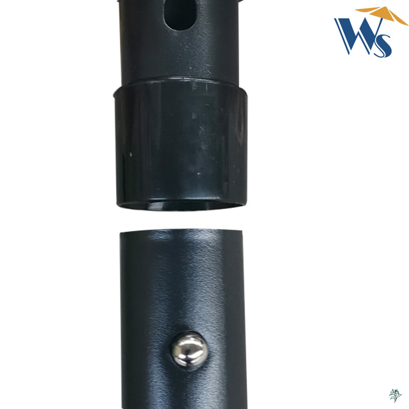 Rectangular Patio Solar LED Lighted Outdoor Umbrellas With Crank And Push Button Tilt, Anthracite