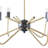 6-Light Metal Chandelier