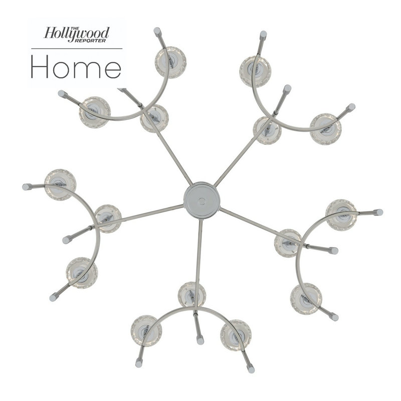 Lustre en chrome poli Mae 15 LT Kalco