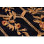 Tapis bleu oriental en laine noué à la main 9 pi x 11 pi 11 po