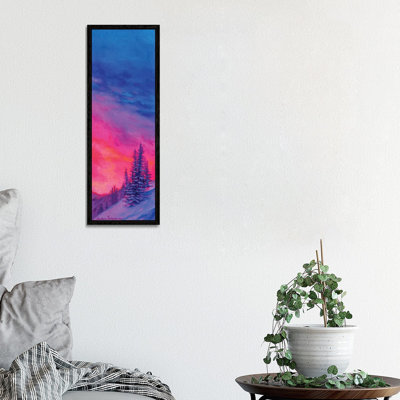 Single Pine II by Andrea Fairservice - Panoramic Painting on Canvas