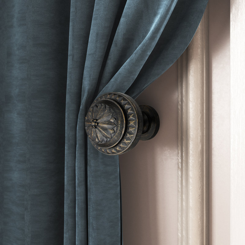 Retenue de rideau Cleek Medallion, Doré brulé