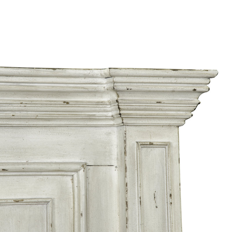 Temple Cloud Standard Panel Bed, King, White