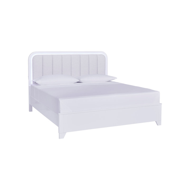 Frostlyn King Upholstered Panel Bed, King