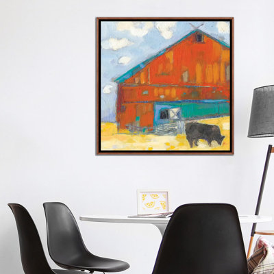 Schullsburg Barn by Sue Jachimiec - Painting Print