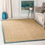 Tapis naturel / bleu clair Chester-976354642