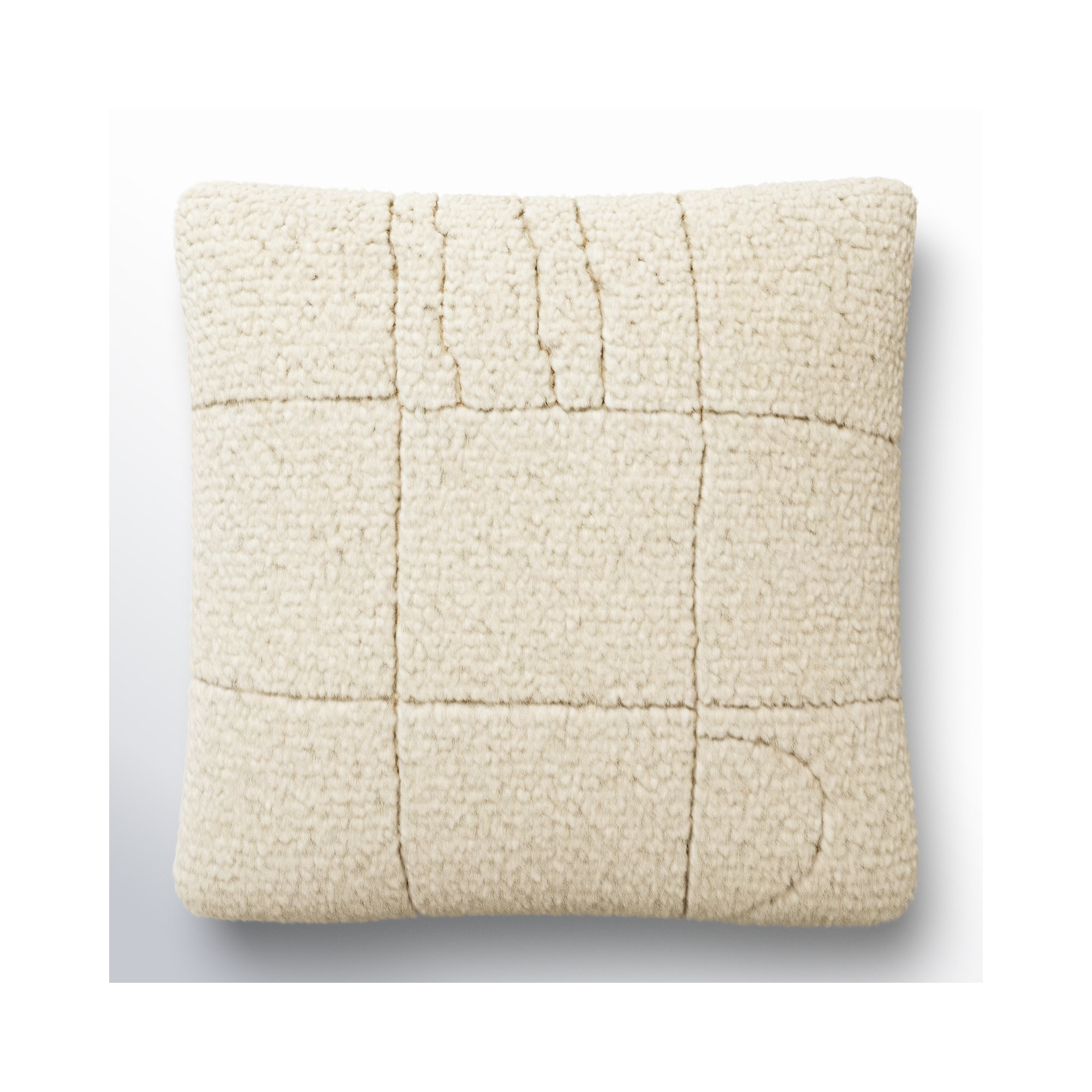 Kess Wool Throw Pillow, 20" x 20", Polyester/Polyfill
