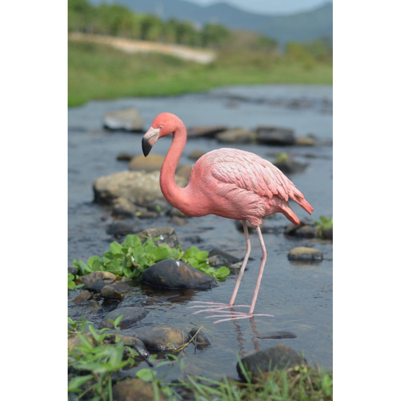 Statue de flamant