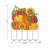 41.75"H Fall Metal Pumpkin Patch Combo Yard Stake