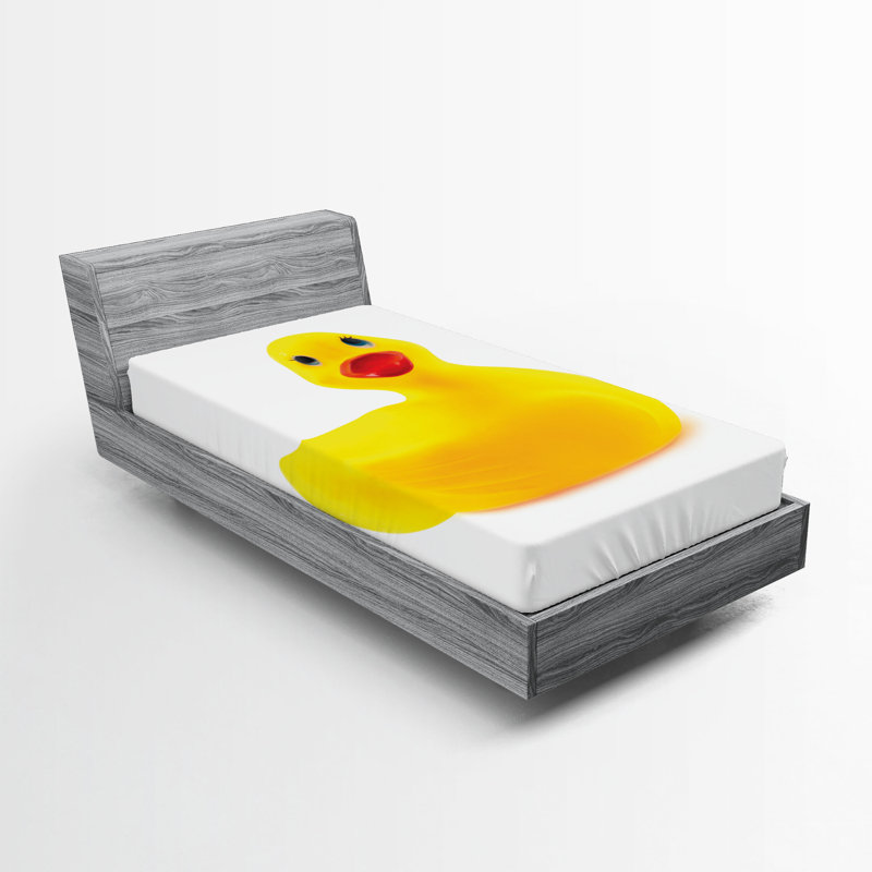 Drap-housse en caoutchouc Ambesonne, Drap-housse de taille simple