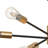 Aishvi 6 - Light Wrought Iron Dimmable Modern Linear Chandelier