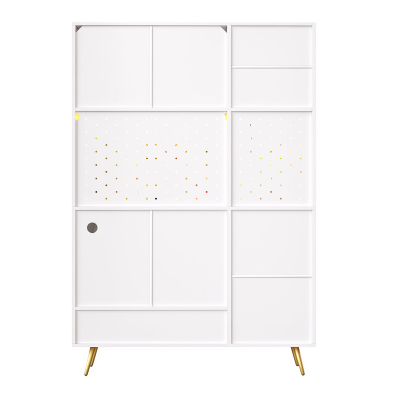 176cm Kitchen Pantry, White