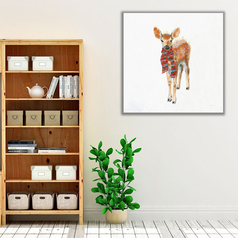Into the Woods in Style III - reproduction d'art sur toile, H 12 po x l 12 po