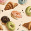 Papier peint Pastries Donuts Croissants-868065569