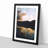 Reflection of the Clouds and Mountains - Picture Frame Painting Print-56925199-56925198