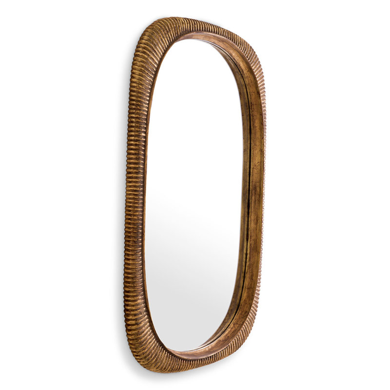 Casimir Rectangle Solid Wood Wall Mirror