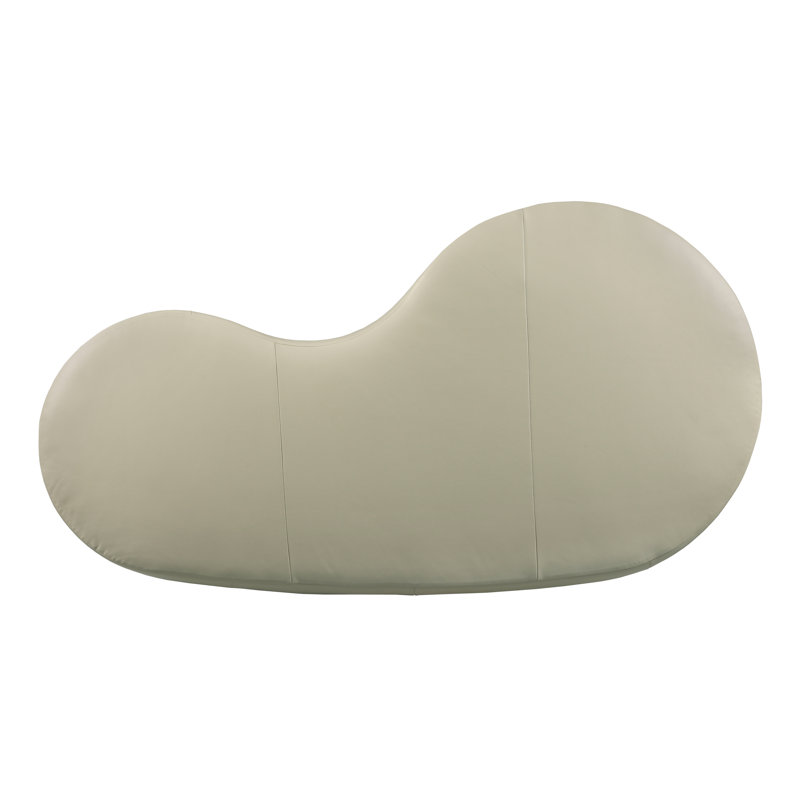 Madeline 61'' Wide Cocktail Ottoman, Putty (3152 65), Charcoal