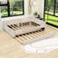 Lit de jour rembourré avec port USB et lit gigogne simple-901498940