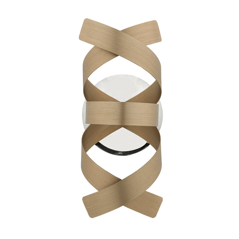 Mcelroy Flush Mounted Sconce, Brushed Copper