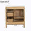 Meuble-lavabo de 30 po en bois avec cadre en bois massif, 1 porte à fermeture douce, 2 tiroirs à fermeture douce, tablette réglable, armoire de rangement moderne