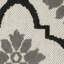Tapis intérieur / extérieur géométrique / floral beige / noir Inessa-2011722033