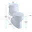 Carlyle® II 1.28 GPF Elongated One-Piece Toilet (Seat Included)-6788491-12115619