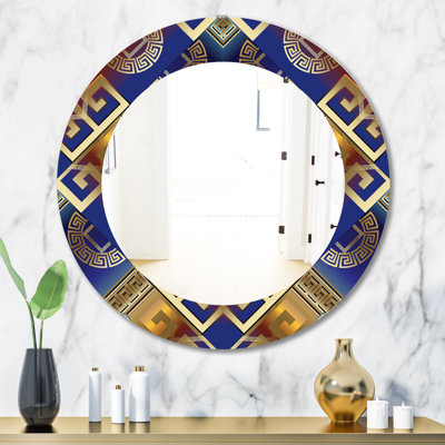 Meander Greek Accent Wall Mirror