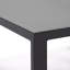 Ensemble de conversation d'extérieur en aluminium noir 3 pièces avec canapé, causeuse et table basse Zahava-660266780