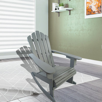 Chaise d'extérieur inclinable en gris - Design confortable et fonctionnel Polyvalent pour la cour arrière