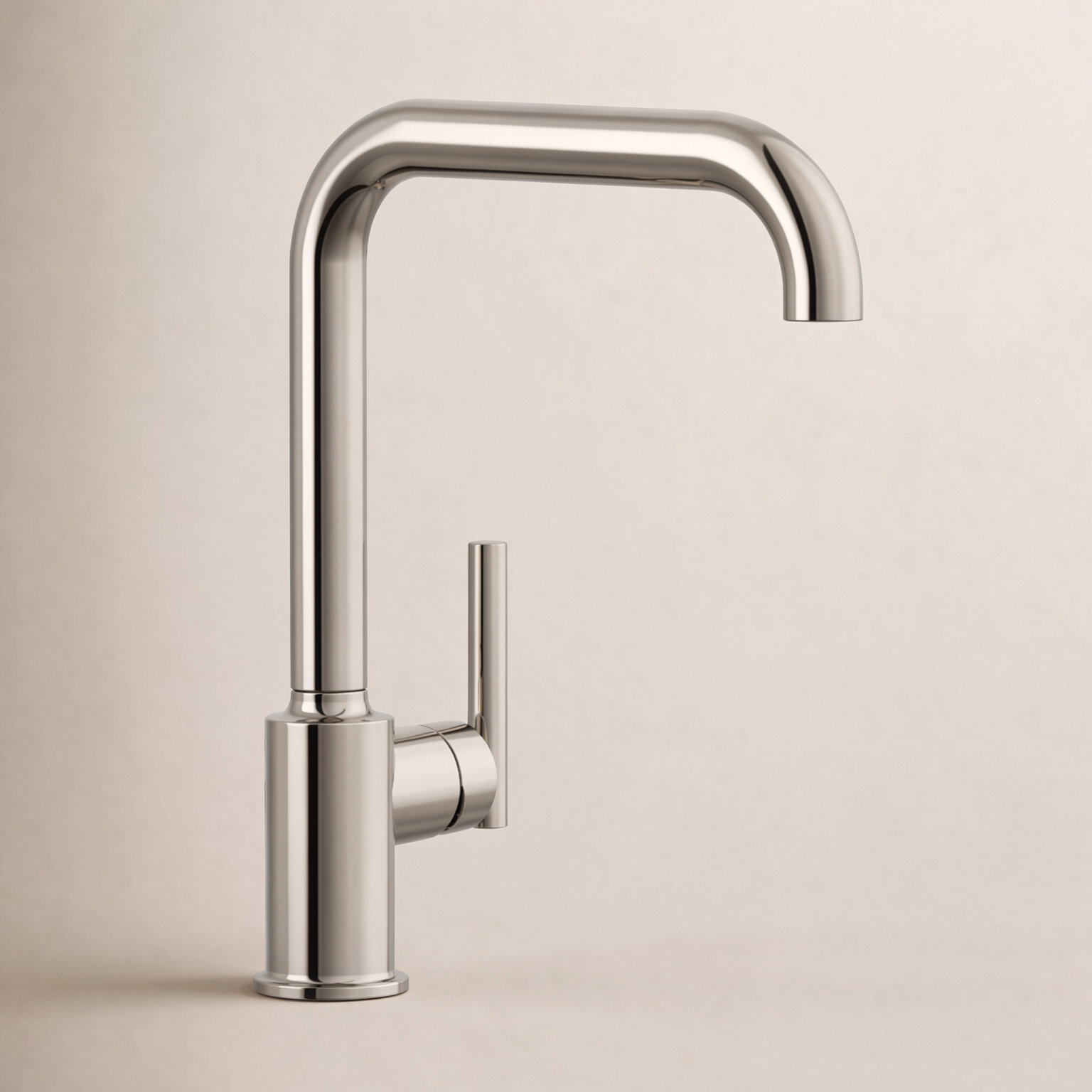 Purist Single-Hole Kitchen Faucet, Vibrant Polished Nickel