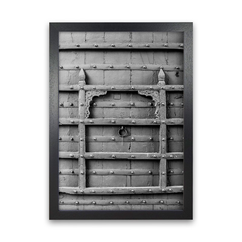 Door by Victoria Frost - Print, 34cm H x 25cm W x 3cm D, Black Framed