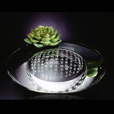 LIULI Crystal Flower | Spring of The Houseleek