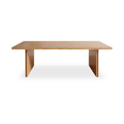 Bobb Burlywood Rectangular Solid Wood Dining Table