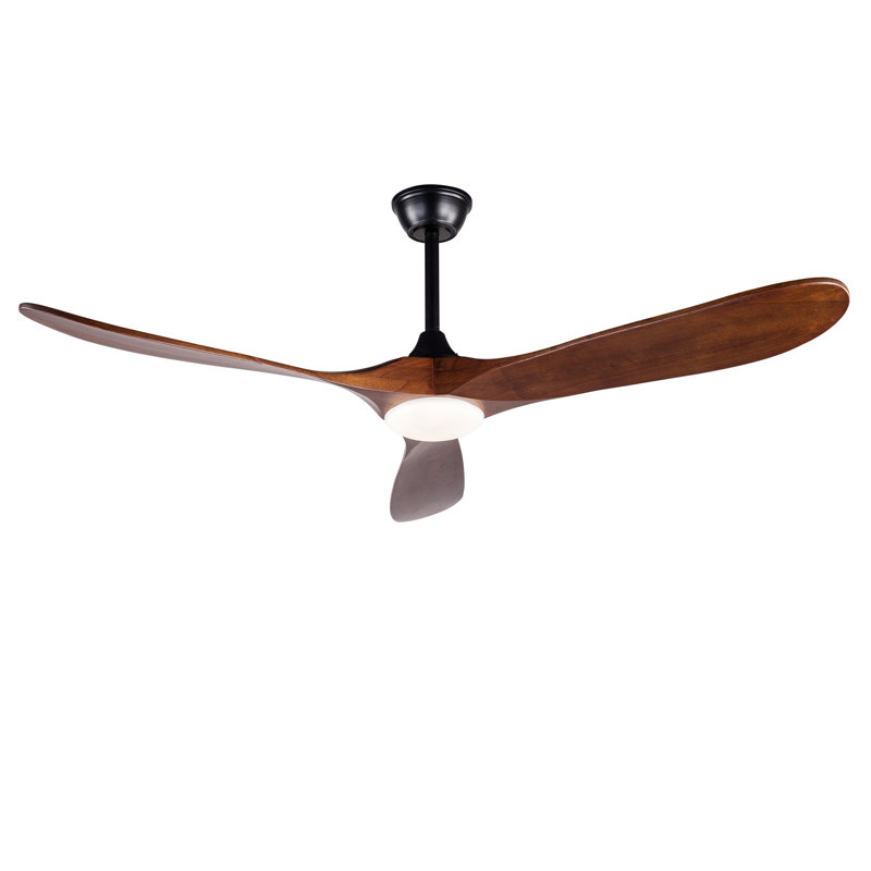 Nouveau ventilateur de plafond noir 52 pouces avec lumières et télécommande