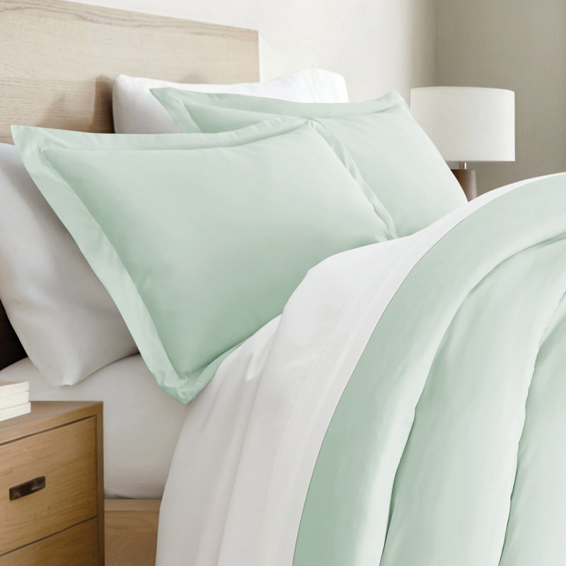 Pillow Shams 2-Pack Microfiber Ultra Soft Bedding, Standard, Aqua