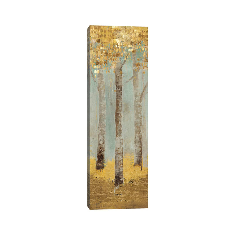 Faintest Breath IV - Wrapped Canvas Panoramic Painting, 30.48 cm H x 91.44 cm W x 1.91 cm D