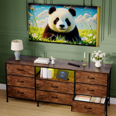 159.99 cm W Chest of 8 Drawers