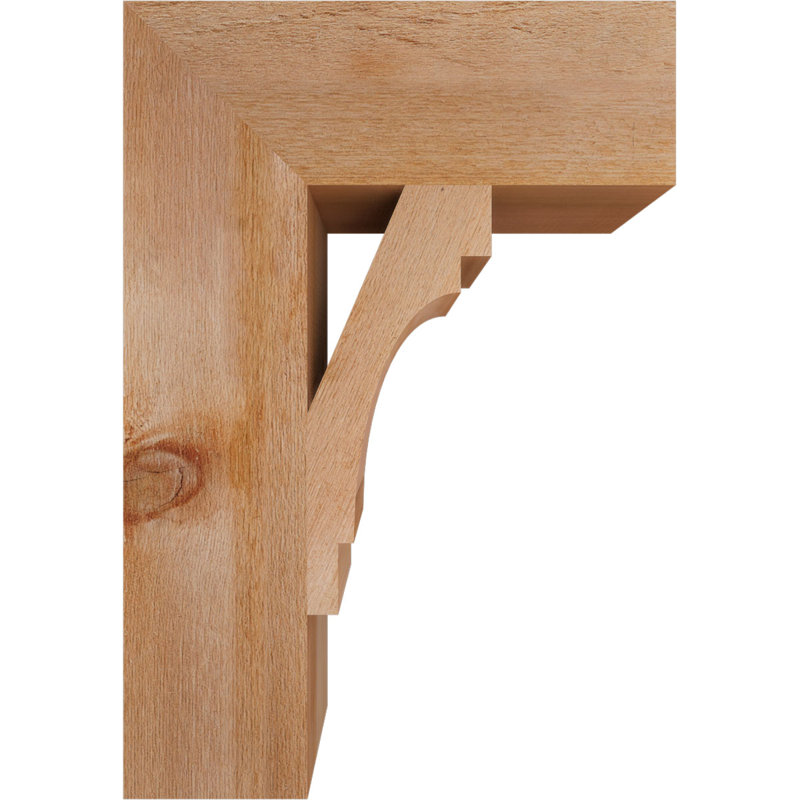 Support Merced Block, Cèdre rouge de l'Ouest (scié brut), H 26 po x l 6 po x P 18 po